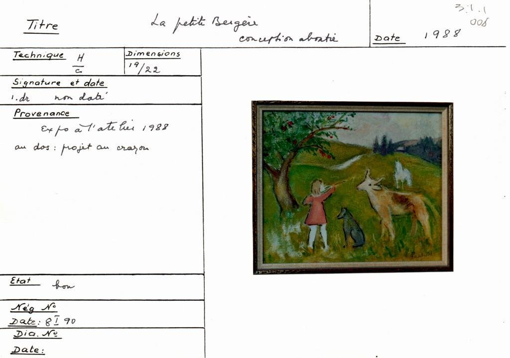 Scan de la fiche