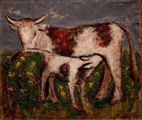 La vache et son veau