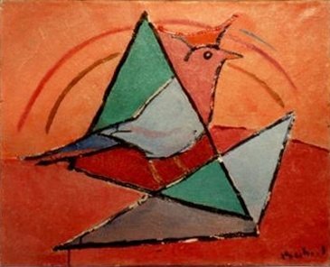 Oiseau couronné