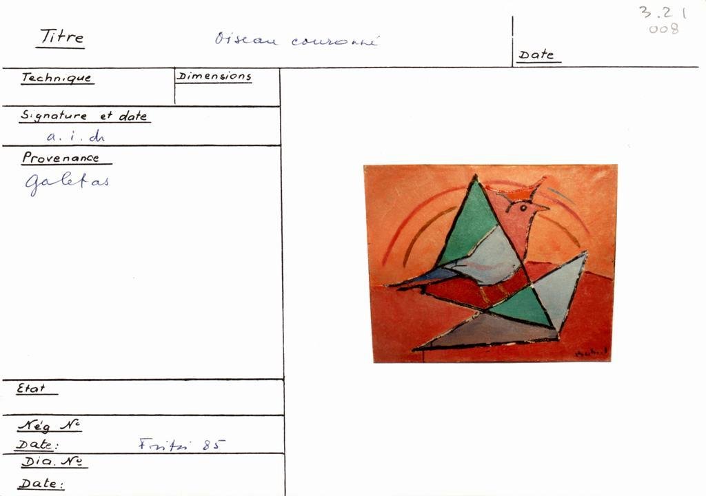 Scan de la fiche