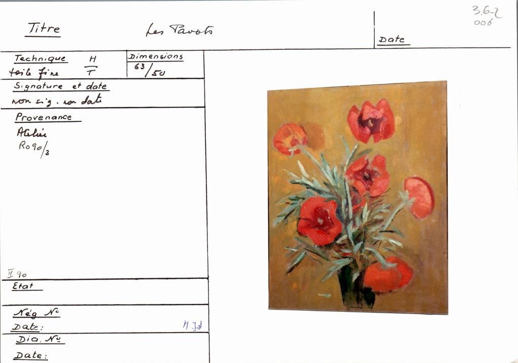 Scan de la fiche