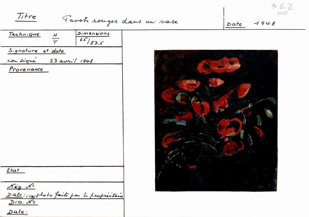 Scan de la fiche
