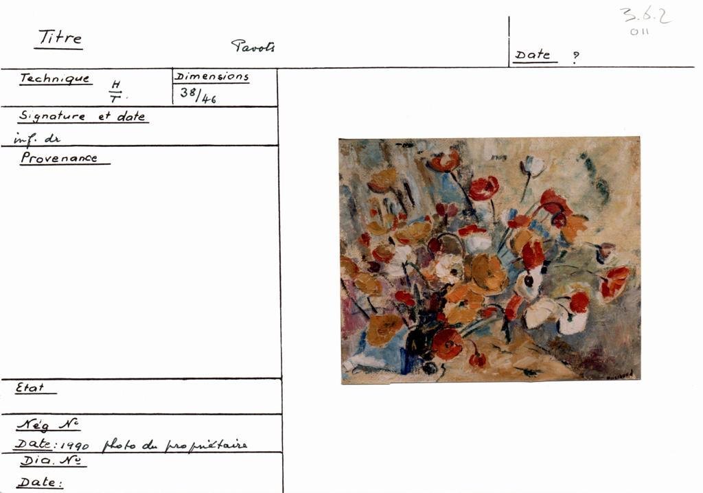 Scan de la fiche