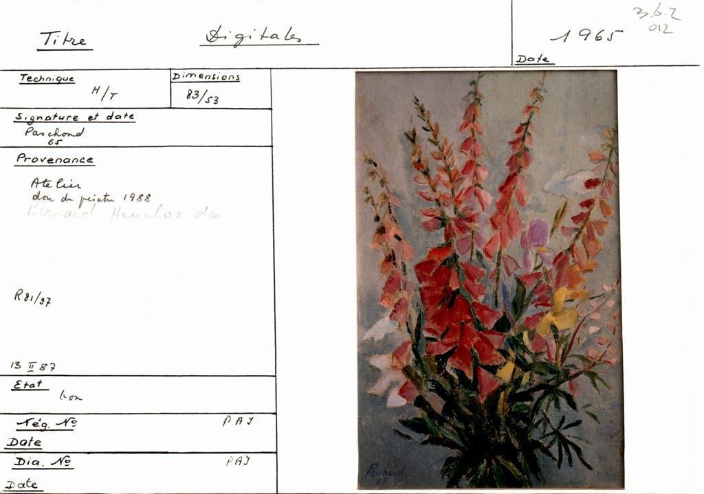Scan de la fiche