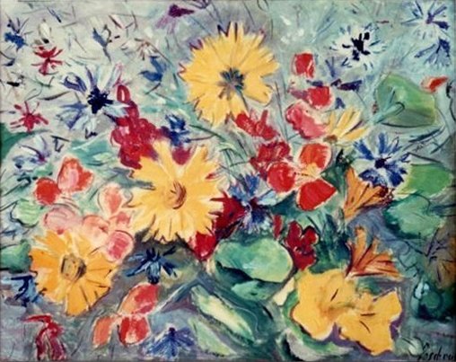 Trois fleurs jaunes