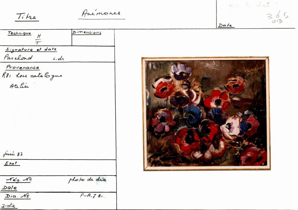 Scan de la fiche