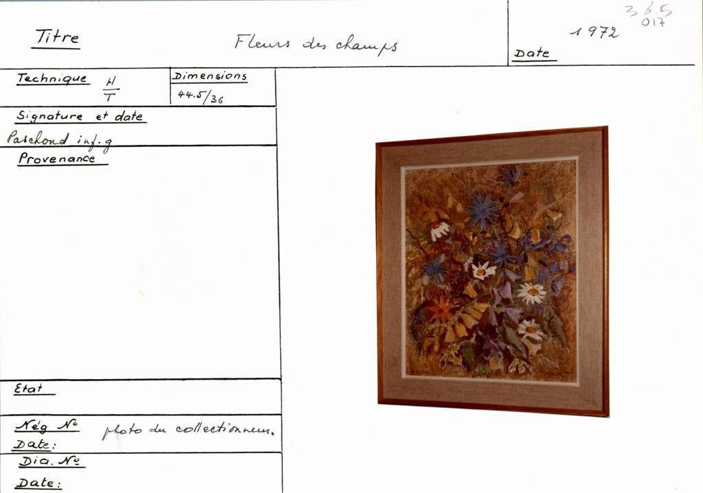 Scan de la fiche