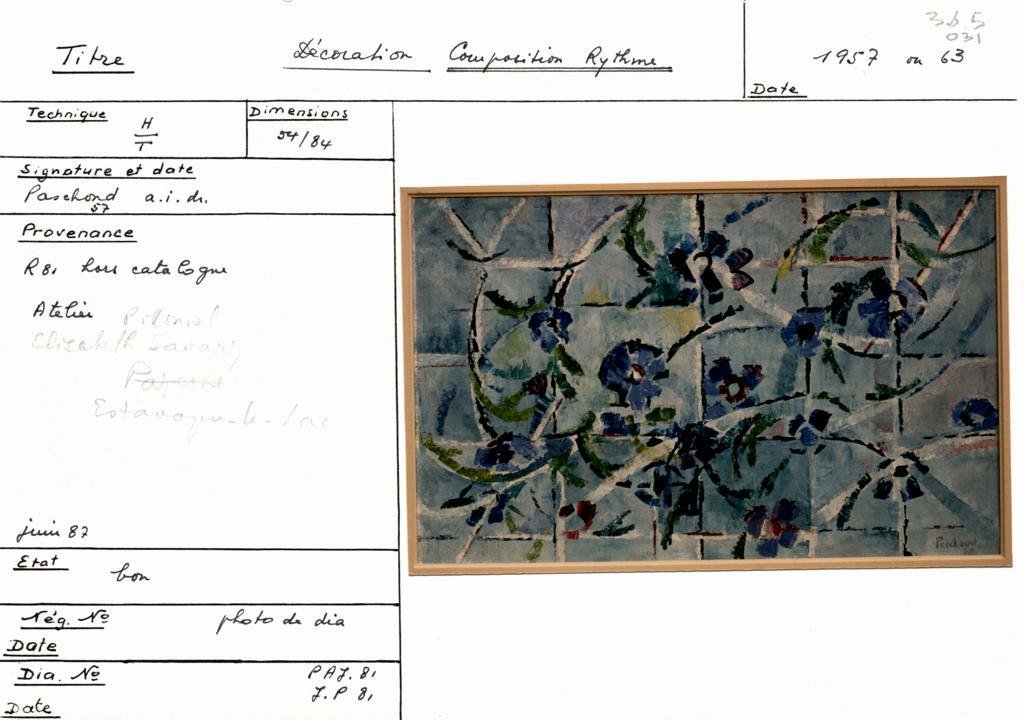 Scan de la fiche