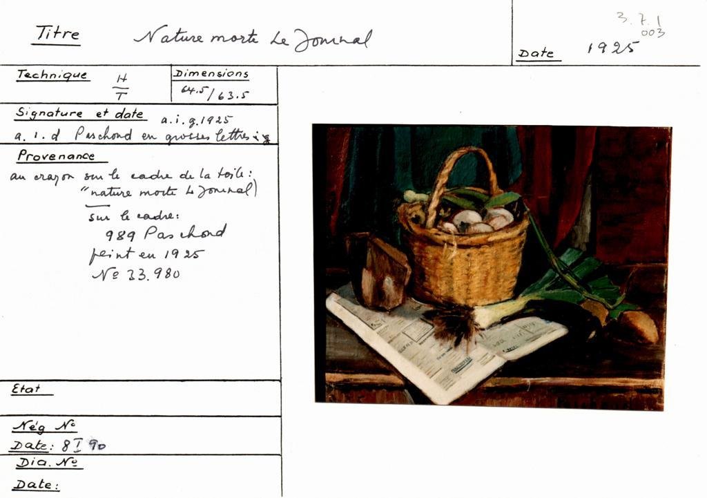 Scan de la fiche