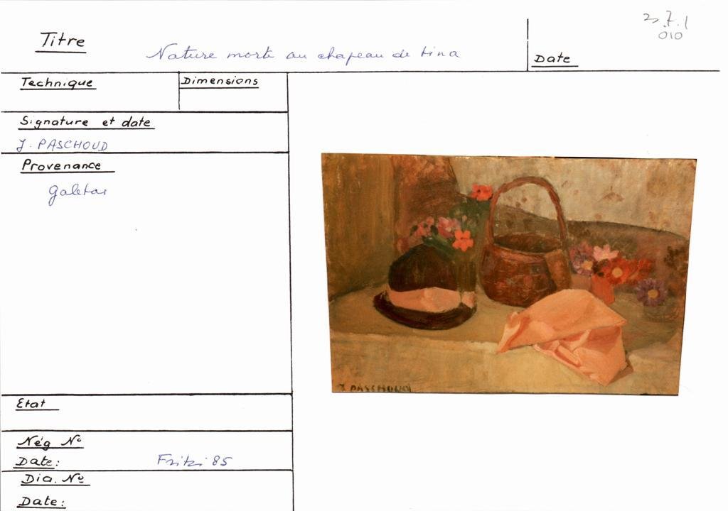 Scan de la fiche