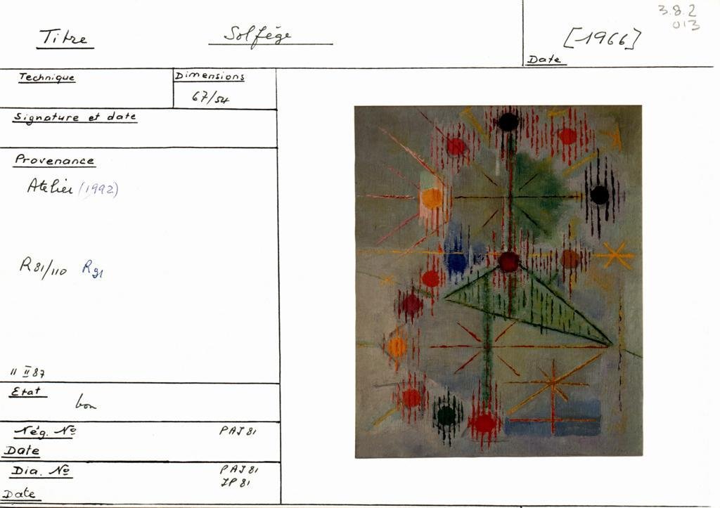 Scan de la fiche