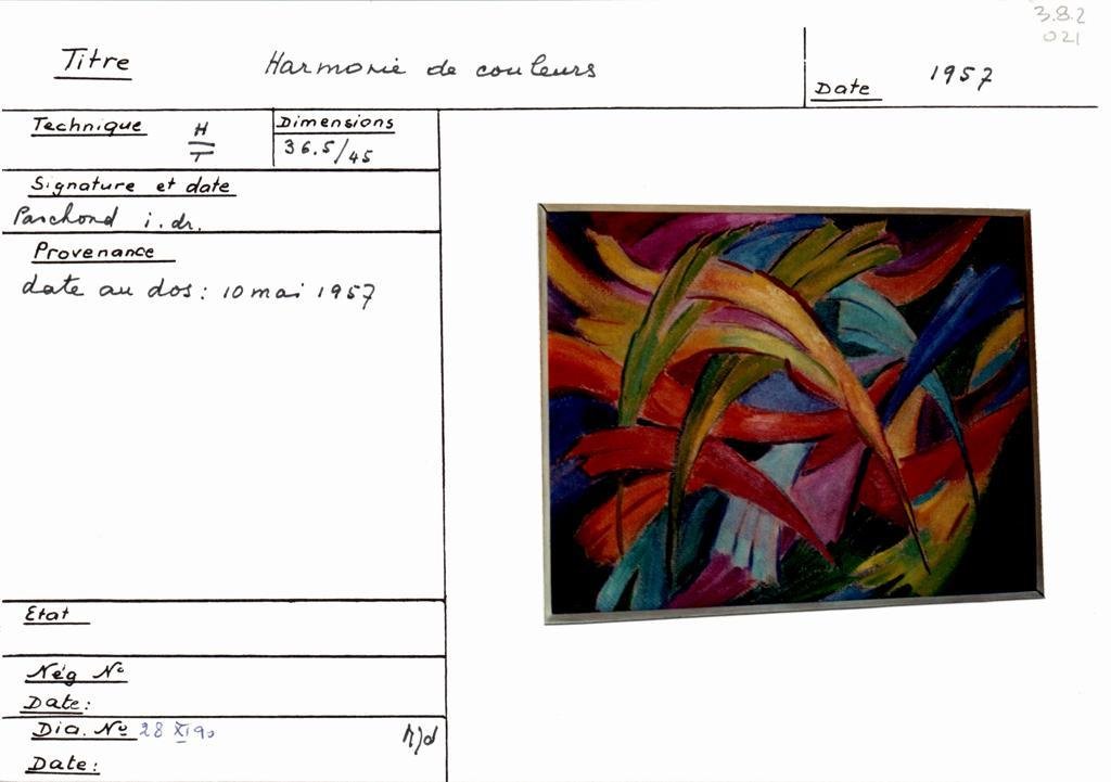 Scan de la fiche