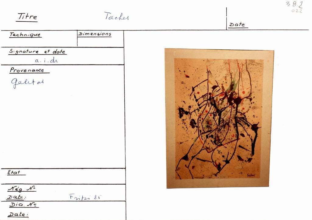 Scan de la fiche
