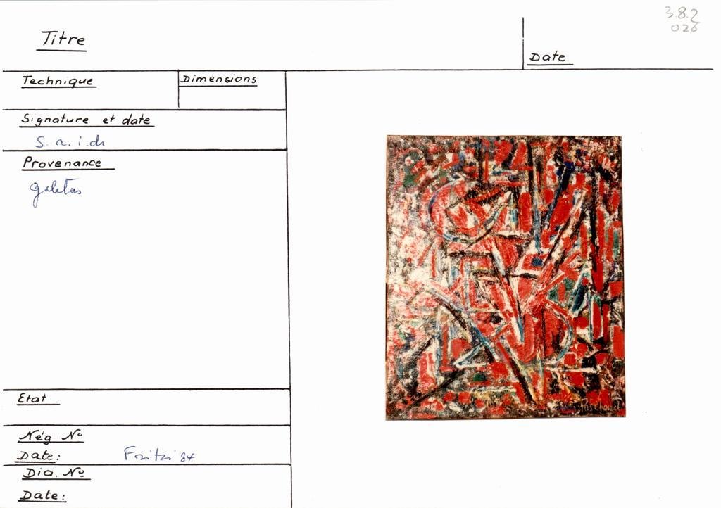 Scan de la fiche
