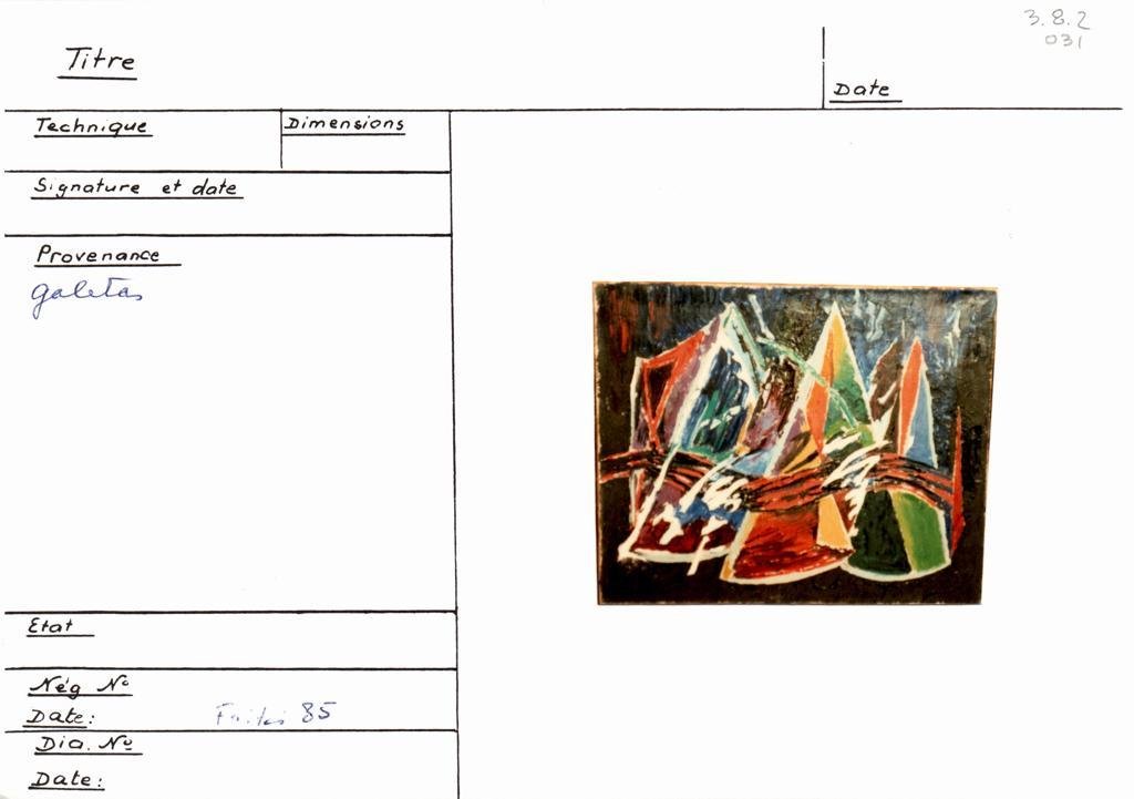 Scan de la fiche