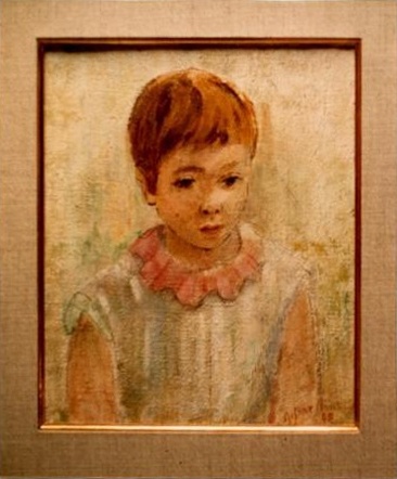 Caroline, cadette des petites-filles de l'artiste