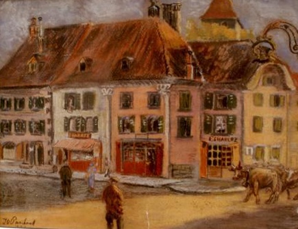 La Place du Village de Château-d'Oex