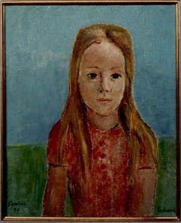 Ariane, aînée des petites-filles de l'artiste