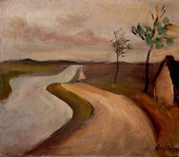 la route et la rivière
